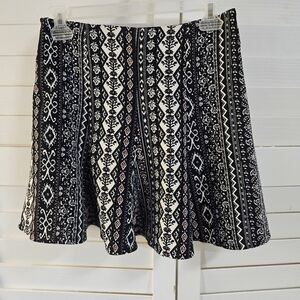 Bershka mini cracked skirt